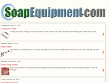 Tablet Screenshot of blog.soapequipment.com
